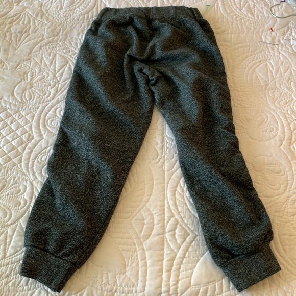 DKNY Little Girl's Joggers, Black Heather, Size 4 - Picture 3 of 8